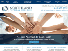 Tablet Screenshot of northlandphysicalmedicine.com